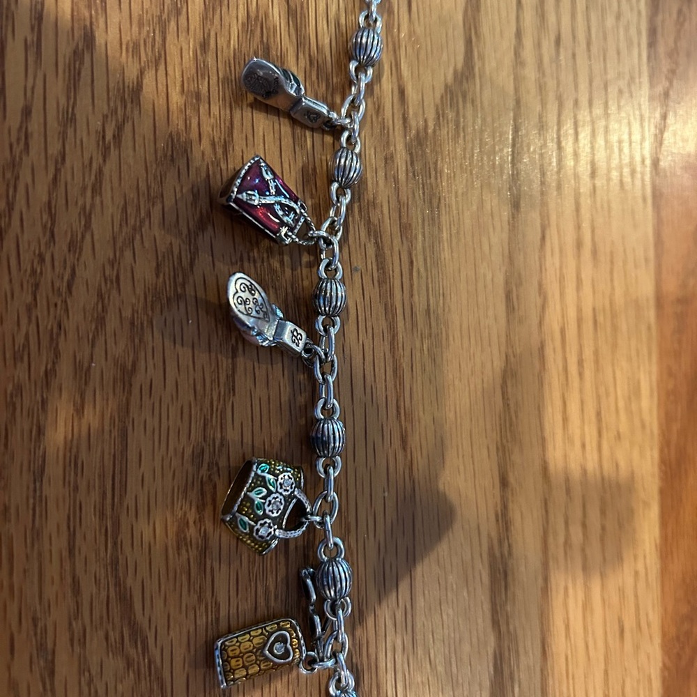 Brighton Charm Bracelet with Colorful Charms